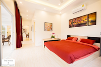 Palm Avenue Hua Hin Thailand Haus Villa Poolvilla Ferien schlafzimmer